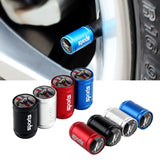 4pcs/set Ford Mustang Wolf Logo Sport Matte Car Air Valve Stem Caps Auto Tyre Valve Covers