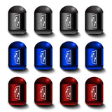4pcs/set Cadillac Car Air Valve Stem Cap Anti Dirty Tyre Valve Covers