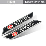 2pcs Toyota Car Fender Side Stickers Trunk Anti-scratch Decal