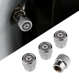 4pcs/set Mercedes Benz Logo Car Air Valve Stem Caps Auto Tyre Valve Covers