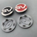 4pcs/set 62mm Land Rover SV Logo Car Wheel Center Hub Caps Hub Covers