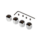 4pcs/set Mitsubishi Ralliart Anti-Theft Car Air Valve Stem Cap Auto Tyre Valve Covers