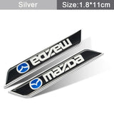 2pcs Mazda Car Fender Side Stickers Trunk Anti-scratch Decal
