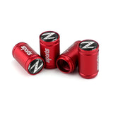 4pcs/set Nissan Z Logo Sport Matte Car Air Valve Stem Caps Auto Tyre Valve Covers