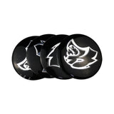 4pcs/set 56mm Dodge RAM RT Challenger Viper Car Wheel Center Hub Sticker Decal