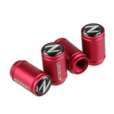 4pcs/set Nissan Z Logo Matte Car Air Valve Stem Caps Auto Tyre Valve Covers