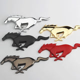 20x7.5cm Ford Mustang Logo Metal Car Rear Sticker Decal Auto Front Hood Grille Emblem Badge