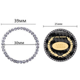 Land Rover Carbon Fiber Car Engine One-click Start Stop Button Cover Sticker