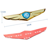 MG Metal Wings Car Front Hood Sticker Emblem Badge Decal