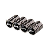 4pcs/set Jeep Skull Logo Car Air Valve Stem Caps Auto Tyre Valve Covers