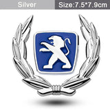 Peugeot Metal Car Rear Sticker Auto Window Emblem Badge Decal