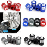 4pcs/set SEAT Metal Car Wheel Tire Valve Stem Caps Covers