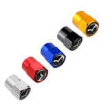 4pcs/set Mazda Car Air Valve Stem Cap Auto Tyre Valve Covers