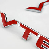Metal Car Styling Body Side Trunk Emblem Sticker for VTEC Civic Odyssey CRV Crosstour City Jade H-RV CRZ Jazz Accessories