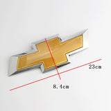 Chevrolet 23x8.4cm Car Front Hood Emblem Badge 17x5.5cm Auto Rear Sticker Decal