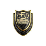 Subaru Shield Carbon Fiber Car Rear Sticker Window Emblem Badge Decal