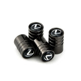 4pcs/set Lexus Logo Car Air Valve Stem Caps Auto Tyre Valve Covers