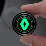 4pcs/set Renault Car Door Shock Stickers Luminous Absorber Decal