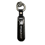 Peugeot Carbon Fiber Car Logo Keychain Keyring