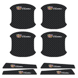 Cadillac Luminous Carbon Fiber Car Door Bowl Handle Anti-collision Protective Stickers Scratches Film