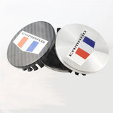 4pcs/set 68mm Chevrolet SS Camaro Corvette ABS Carbon Fiber Car Wheel Center Hub Caps Hub Covers