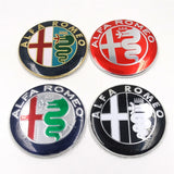 74mm Alfa Romeo Logo Metal Car Front Rear Emblem Badge Decal Sticker