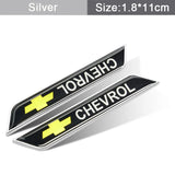 2pcs Chevrolet Car Fender Side Stickers Trunk Anti-scratch Decal
