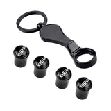 4pcs/set Lincoln Logo Car Air Valve Stem Caps Auto Tyre Valve Covers