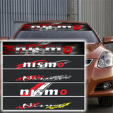 130x21cm Nissan Nismo Car Front Trunk Windshield Sunshade Sticker Decal