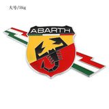 Abarth Scorpion 3D Metal Car Body Sticker Auto Rear Emblem Badge Decal