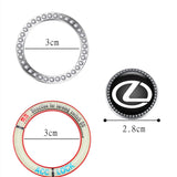 Lexus Luminous Car Engine One-click Start Stop Button Cover Sticker