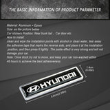 2pcs/set Hyundai Logo Metal Car Side Sticker Auto Emblem Badge