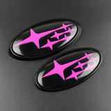 Acrylic Car Front Hood Emblem Badge Rear Sticker for Subaru Impreza BRZ WRX STI Legacy Outback XV