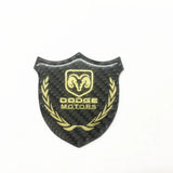 Dodge Metal Carbon Fiber Car Rear Sticker Shield Trunk Emblem Badge Decal
