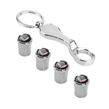4pcs/set Chevrolet Corvette Logo Car Air Valve Stem Caps Auto Tyre Valve Covers