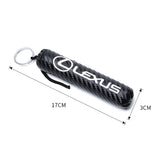 Lexus Carbon Fiber Car Keyring Keychain