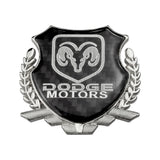 Dodge Metal Carbon Fiber Car Rear Sticker Shield Trunk Emblem Badge Decal