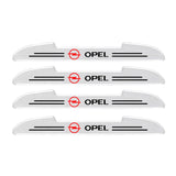4pcs Opel Car Door Bumper Strip Anti-collision Protection Sticker