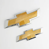 Chevrolet 23x8.4cm Car Front Hood Emblem Badge 17x5.5cm Auto Rear Sticker Decal