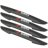 4pcs/set Audi Quattro Car Door Protection Bumper Strip Anti Scratch Sticker