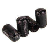 4pcs/set Cadillac Logo Matte Car Air Valve Stem Caps Auto Tyre Valve Covers