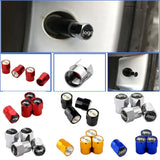 4pcs/set Jeep Car Air Valve Stem Cap Auto Tyre Valve Covers