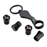 4pcs/set Chevrolet Corvette Logo Car Air Valve Stem Caps Auto Tyre Valve Covers