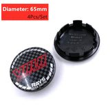 4pcs/set 65mm Skoda HRE ABS Car Wheel Hub Center Caps Covers