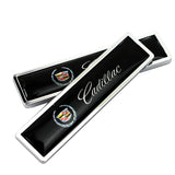 2pcs/set Cadillac Logo Metal Car Side Sticker Auto Emblem Badge