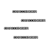 4pcs/set Dodge Durango Journey Ram Challenger Charger Metal Car Stereo Sticker Auto Audio Emblem Decal