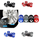 4pcs/set Renault Metal Car Wheel Tire Valve Stem Caps Covers