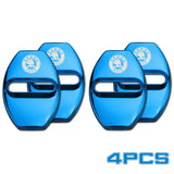4pcs/set Skoda Stainless Steel Car Door Lock Cover Protection