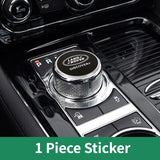 Land Rover Metal Car Gear Cover Sticker Decal Center Console Cap Emblem Badge