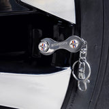 4pcs/set Ford Mustang Wolf Logo Car Air Valve Stem Cap Auto Tyre Valve Covers with Wrench